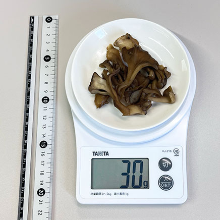 小皿1皿分の舞茸の佃煮