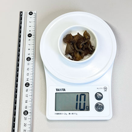 小鉢1杯分の舞茸の佃煮