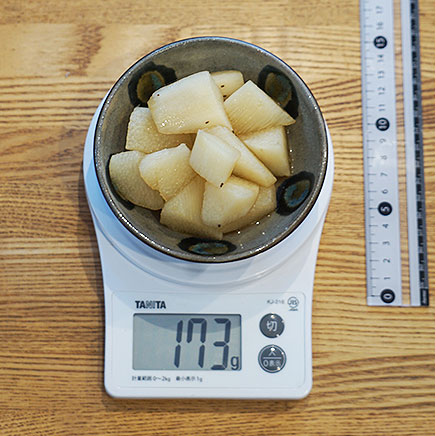 小鉢1杯分の長芋の煮物