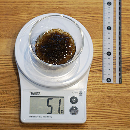 小鉢1杯分の沖縄もずく酢