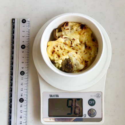 小椀1杯分の長芋のグラタン