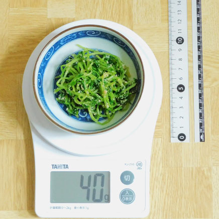 小鉢1杯分のつまみ菜の胡麻和え