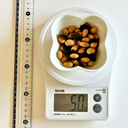 小鉢1杯分の大豆の煮物