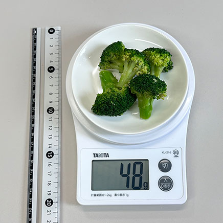 小皿1皿分のブロッコリーのソテー