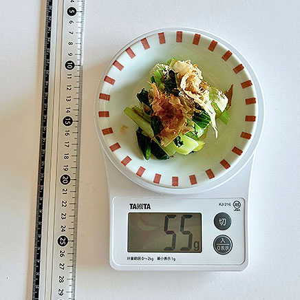 小皿1皿分のちんげん菜のおひたし