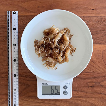 大皿1皿分のしらたきの煮物