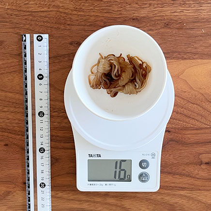 小鉢1杯分のしらたきの煮物