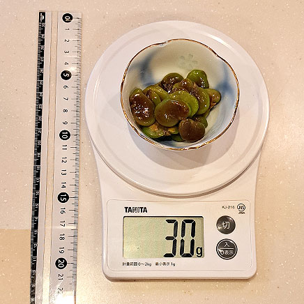 小鉢1杯分のそら豆の煮物