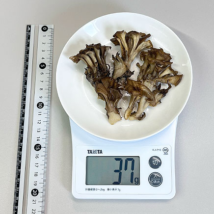 中皿1皿分の舞茸の素揚げ