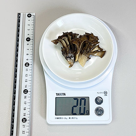 小皿1皿分の舞茸の素揚げ