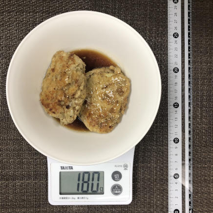 2個・1人前の鶏ごぼうすり身