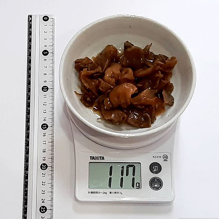 中鉢1杯分のザーサイ炒め