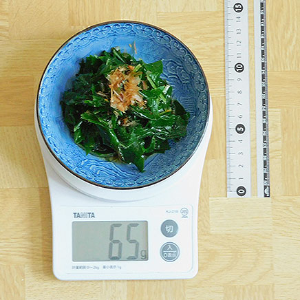 小皿1皿分のなずなのおひたし