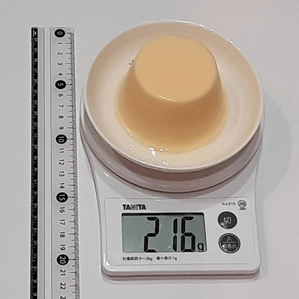 1個分の葛粉プリン