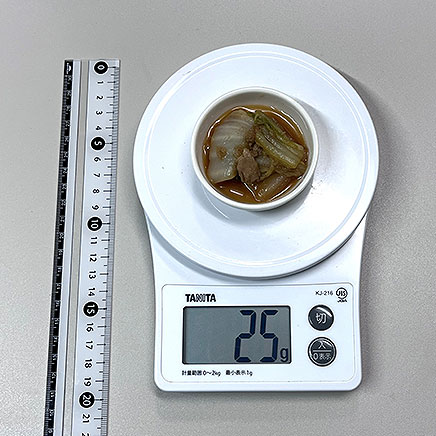 小鉢1杯分の白菜とツナの煮物