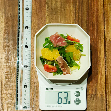 小皿1皿分の夏みかんサラダ