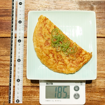 1/2枚分の長芋のとろろ焼き