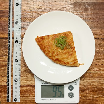 1/4枚分の長芋のとろろ焼き