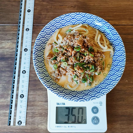 深皿1皿分の冷やし担々麺