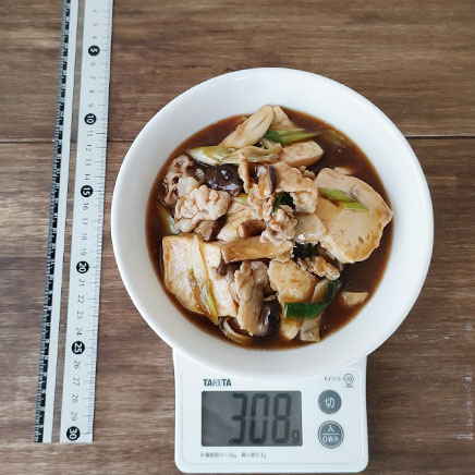 中皿1皿分の豆腐のうま煮