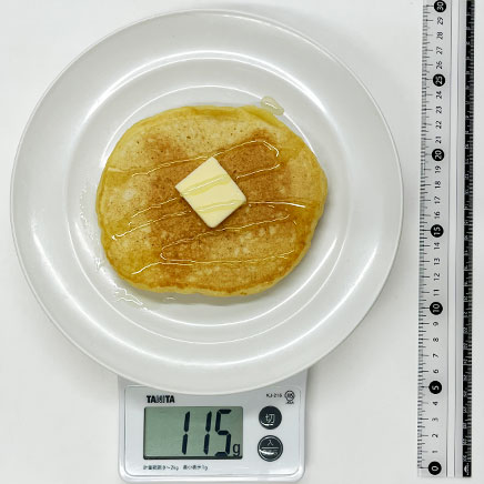 1枚分の豆腐ホットケーキ