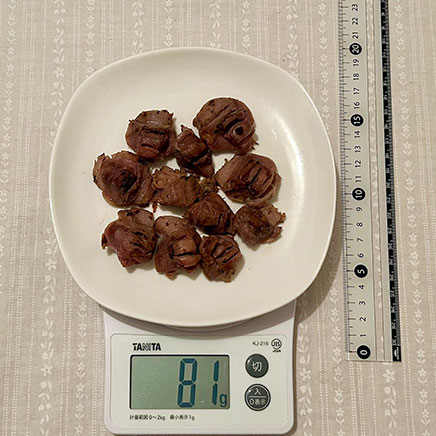 小皿1皿分の砂肝の塩焼き