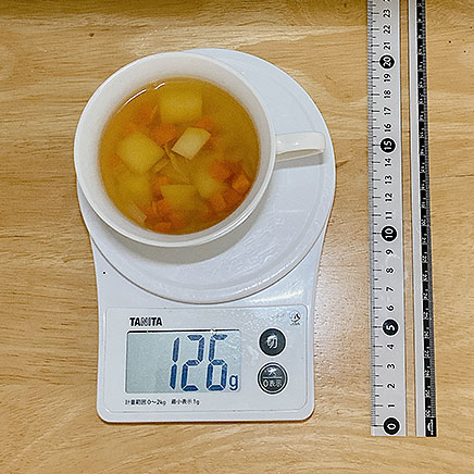 スープカップ（小）1杯分のじゃがいものスープ