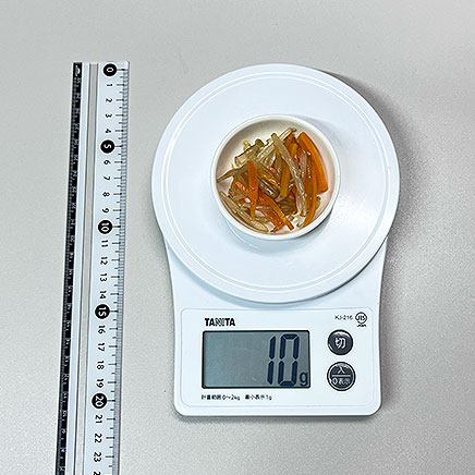 豆皿1皿分のにんじんともやしのナムル