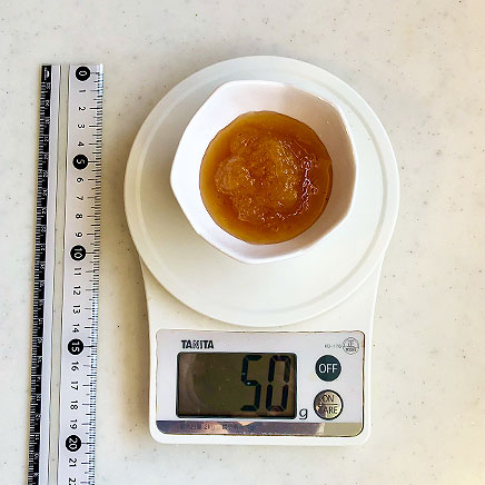 小鉢1杯分のはっさくジャム