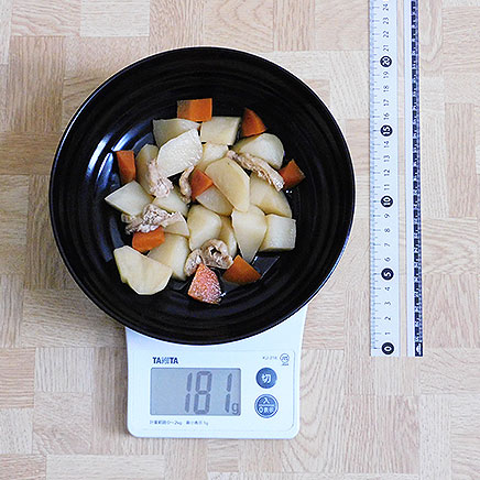 大鉢1杯分のヤーコンの煮物