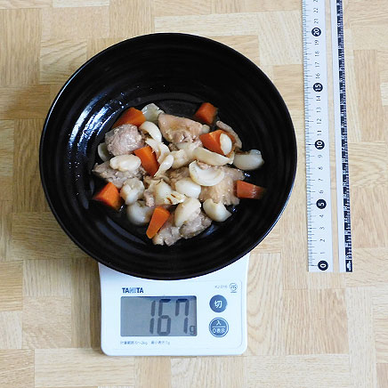 大鉢1杯分のゆり根の煮物