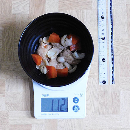 中鉢1杯分のゆり根の煮物