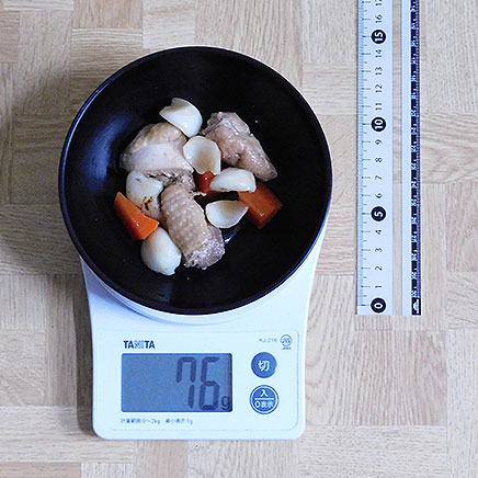 小鉢1杯分のゆり根の煮物