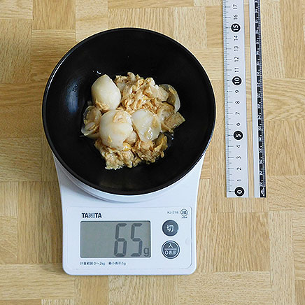 小鉢1杯分のゆり根の卵とじ