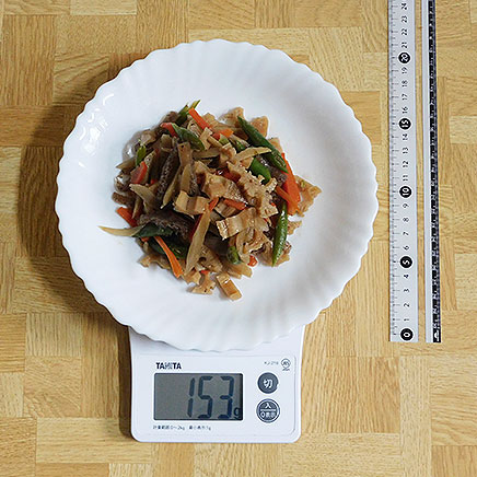 大皿1皿分の五目きんぴら