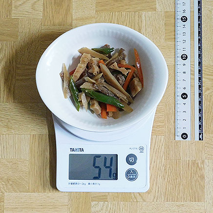 小皿1皿分の五目きんぴら