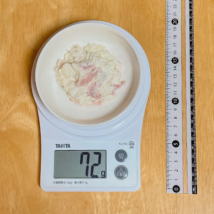 小皿1皿分の長芋のポテトサラダ