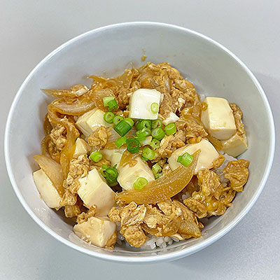 豆腐の卵とじ丼