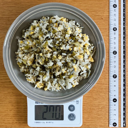 中皿1皿分・1人前のすぐきチャーハン