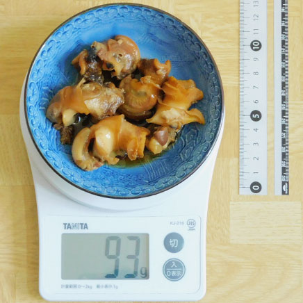 小皿1皿分の焼きつぶ