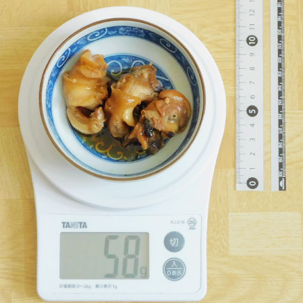 小鉢1杯分の焼きつぶ