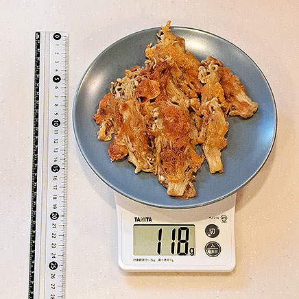 大皿1皿分のえのきチーズ