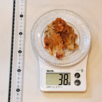 小皿1皿分のえのきチーズ