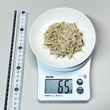 中皿1皿分のえのきのマヨネーズ和え