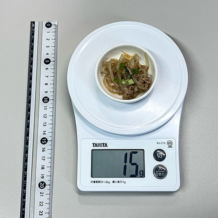 豆皿1皿分のもやしとツナの和え物