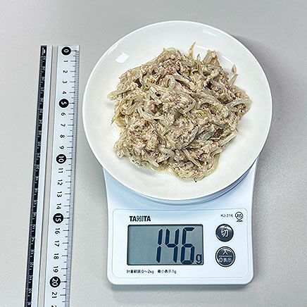 中皿1皿分のもやしのツナマヨネーズ