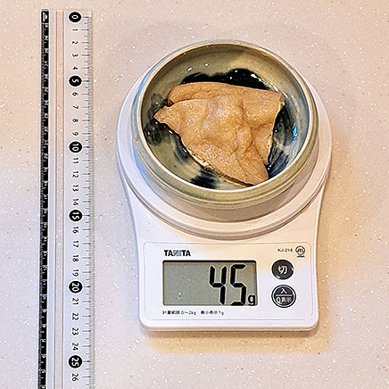 小鉢1杯分の油揚げの甘辛煮