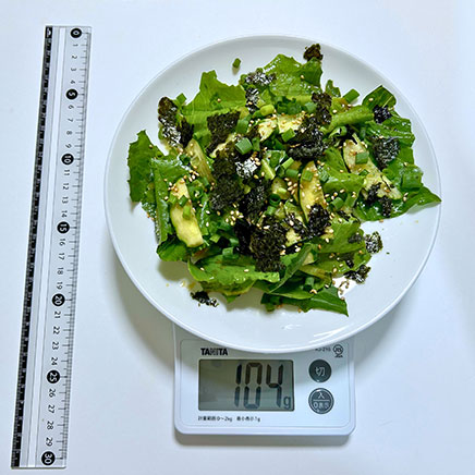 大皿1皿分のサラダ菜サラダ