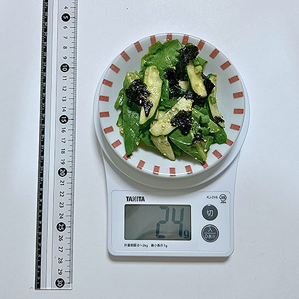 小皿1皿分のサラダ菜サラダ