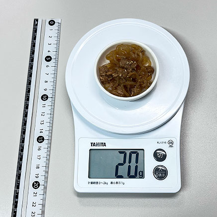 豆皿1皿分のしらたきとツナの炒め物